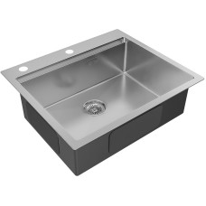 Кухонная мойка Paulmark Brim-Pro 59 PM705951-BS Брашированная сталь