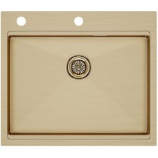 Кухонная мойка Paulmark Brim-Pro 59 PM705951-BG Брашированное золото