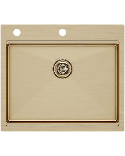 Кухонная мойка Paulmark Brim-Pro 59 PM705951-BG Брашированное золото