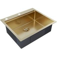 Кухонная мойка Paulmark Brim-Pro 59 PM705951-BG Брашированное золото
