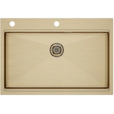 Кухонная мойка Paulmark Vast-Pro 75 PM707551-BG Брашированное золото