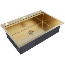 Кухонная мойка Paulmark Vast-Pro 75 PM707551-BG Брашированное золото