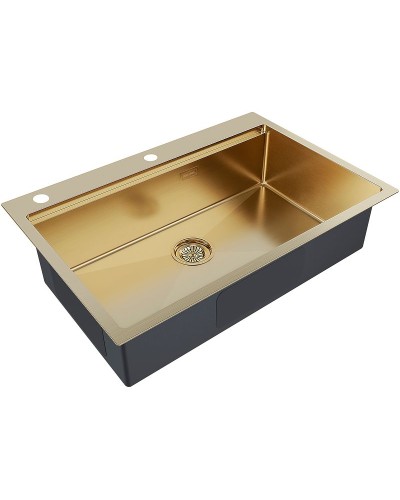 Кухонная мойка Paulmark Vast-Pro 75 PM707551-BG Брашированное золото