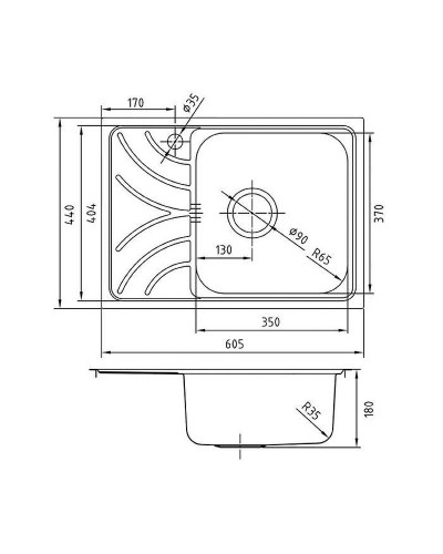 Кухонная мойка Iddis Arro 60 ARR60SRi77 Сатин