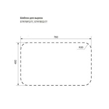 Кухонная мойка Iddis Strit 78 STR78S2i77 Сатин