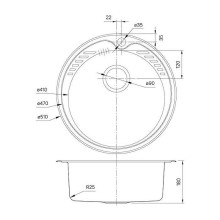 Кухонная мойка Iddis Suno 51 SUN51S0i77 Сатин