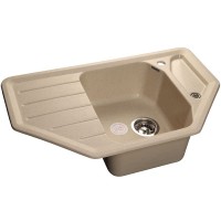 Кухонная мойка GranFest Corner GF-C800E Бежевая