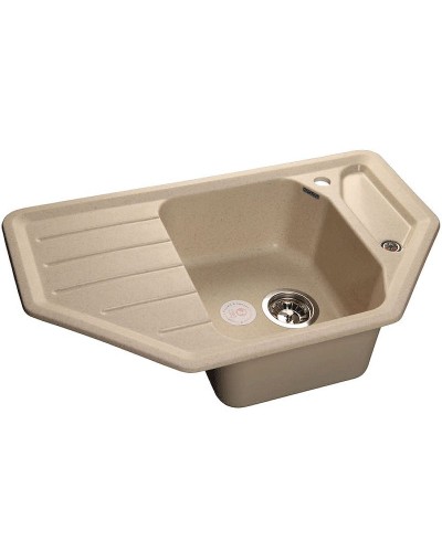 Кухонная мойка GranFest Corner GF-C800E Бежевая