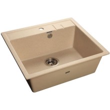 Кухонная мойка GranFest Quadro GF-Q560 Бежевая