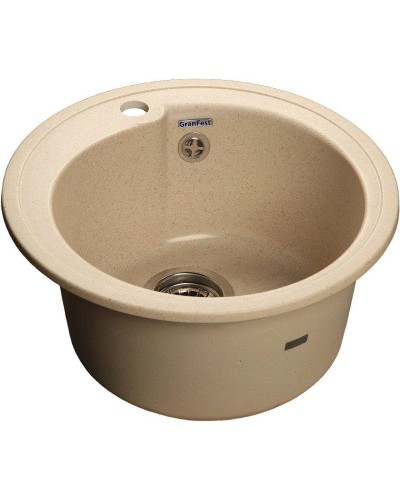 Кухонная мойка GranFest Rondo GF-R450 Бежевая