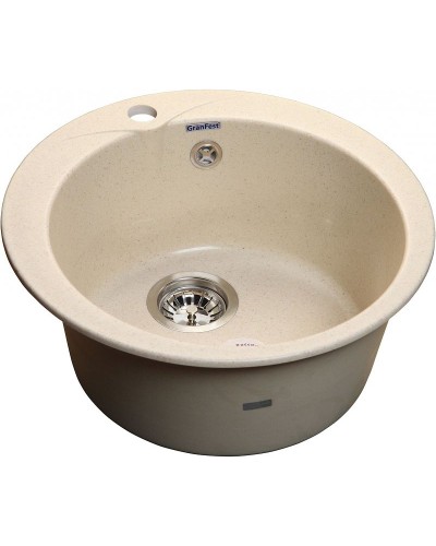 Кухонная мойка GranFest Rondo GF-R480 Бежевая