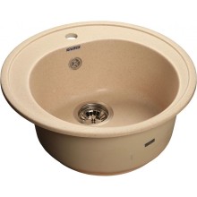 Кухонная мойка GranFest Rondo GF-R510 Бежевая