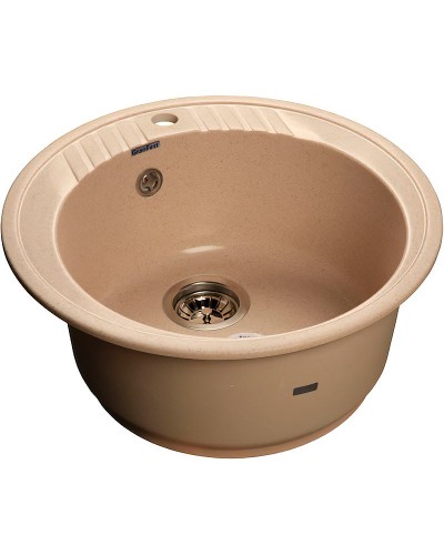 Кухонная мойка GranFest Rondo GF-R520 Бежевая