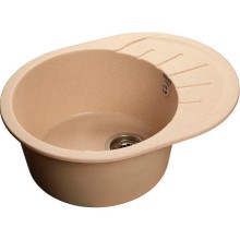 Кухонная мойка GranFest Rondo GF-R580L Бежевая