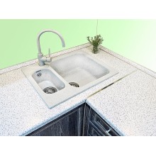 Кухонная мойка GranFest Standart GF-S615K Бежевая