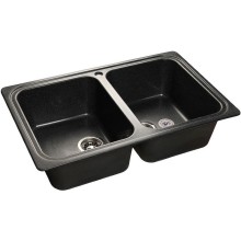 Кухонная мойка GranFest Standart GF-S780K Черная