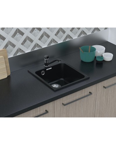 Кухонная мойка GranFest Quarz GF-Z17 Бежевая