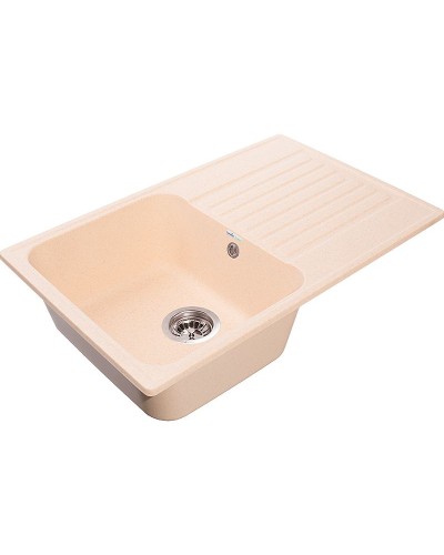 Кухонная мойка GranFest Quarz GF-Z78 Бежевая