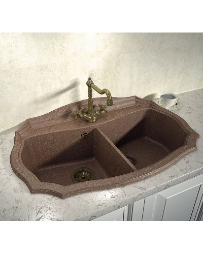 Кухонная мойка Florentina Эмилия-870 20.365.F0870.302 Антрацит