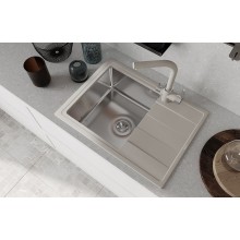 Кухонная мойка Florentina Комби-650 21.390.B0650.305 Грей