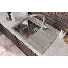 Кухонная мойка Florentina Комби-780 21.395.D0780.305 Грей