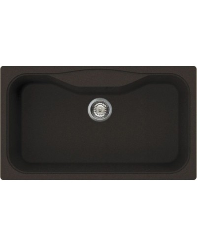 Кухонная мойка темный шоколад Tetogranit Omoikiri Maru 86-DC