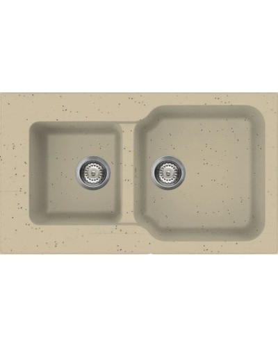 Кухонная мойка шампань Tetogranit Omoikiri Maru 86-2-CH