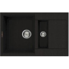 Кухонная мойка темный шоколад Tetogranit Omoikiri Sakaime 78-2-DC