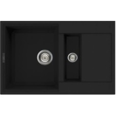 Кухонная мойка черный Tetogranit Omoikiri Sakaime 78-2-BL