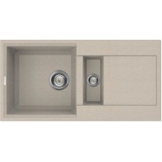 Кухонная мойка бежевый Tetogranit Omoikiri Sakaime 86-2-SA