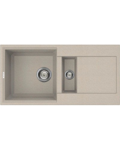 Кухонная мойка бежевый Tetogranit Omoikiri Sakaime 86-2-SA