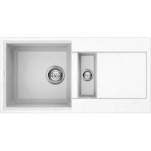 Кухонная мойка белый Tetogranit Omoikiri Sakaime 86-2-WH