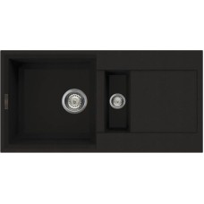 Кухонная мойка темный шоколад Tetogranit Omoikiri Sakaime 86-2-DC