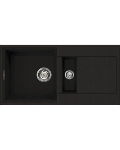 Кухонная мойка темный шоколад Tetogranit Omoikiri Sakaime 86-2-DC