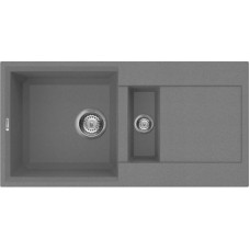 Кухонная мойка платина Tetogranit Omoikiri Sakaime 86-2-PL