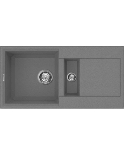 Кухонная мойка платина Tetogranit Omoikiri Sakaime 86-2-PL