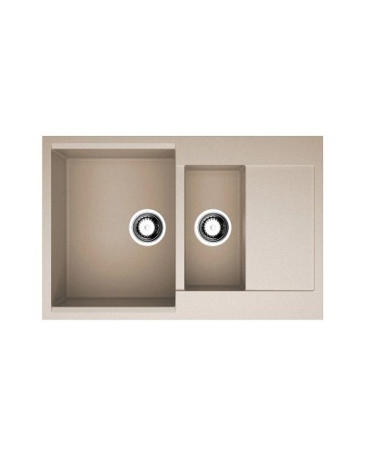 Кухонная мойка бежевый Artgranit Omoikiri Daisen 78-2-SA
