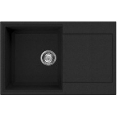 Кухонная мойка черный Tetogranit Omoikiri Sakaime 79-BL