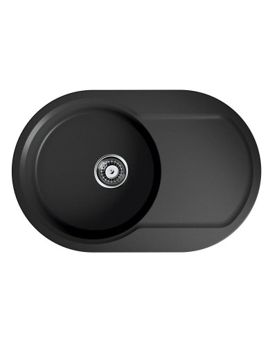 Кухонная мойка черный Artgranit Omoikiri Manmaru 78-BL
