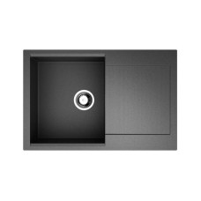 Кухонная мойка черный Artgranit Omoikiri Daisen 78-BL