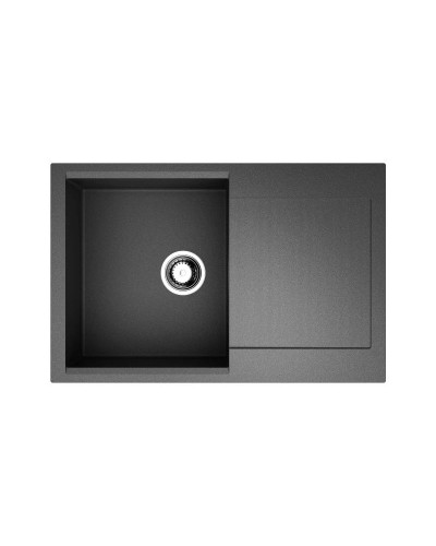 Кухонная мойка черный Artgranit Omoikiri Daisen 78-BL