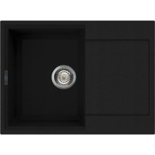 Кухонная мойка черный Tetogranit Omoikiri Sakaime 68-BL