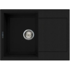 Кухонная мойка черный Tetogranit Omoikiri Sakaime 68-BL