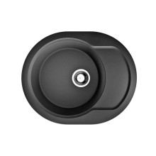 Кухонная мойка черный Artgranit Omoikiri Manmaru 62-BL