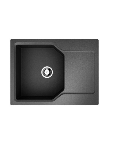 Кухонная мойка черный Artgranit Omoikiri Yonaka 65-BL