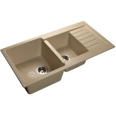 Кухонная мойка бежевый GranFest Practic GF-P980KL