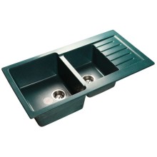 Кухонная мойка зеленый GranFest Practic GF-P980KL