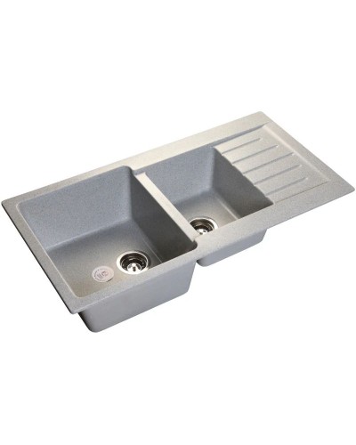 Кухонная мойка серый GranFest Practic GF-P980KL