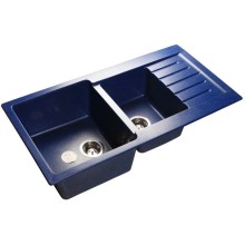 Кухонная мойка синий GranFest Practic GF-P980KL