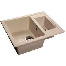 Кухонная мойка белый GranFest Quadro GF-Q610K